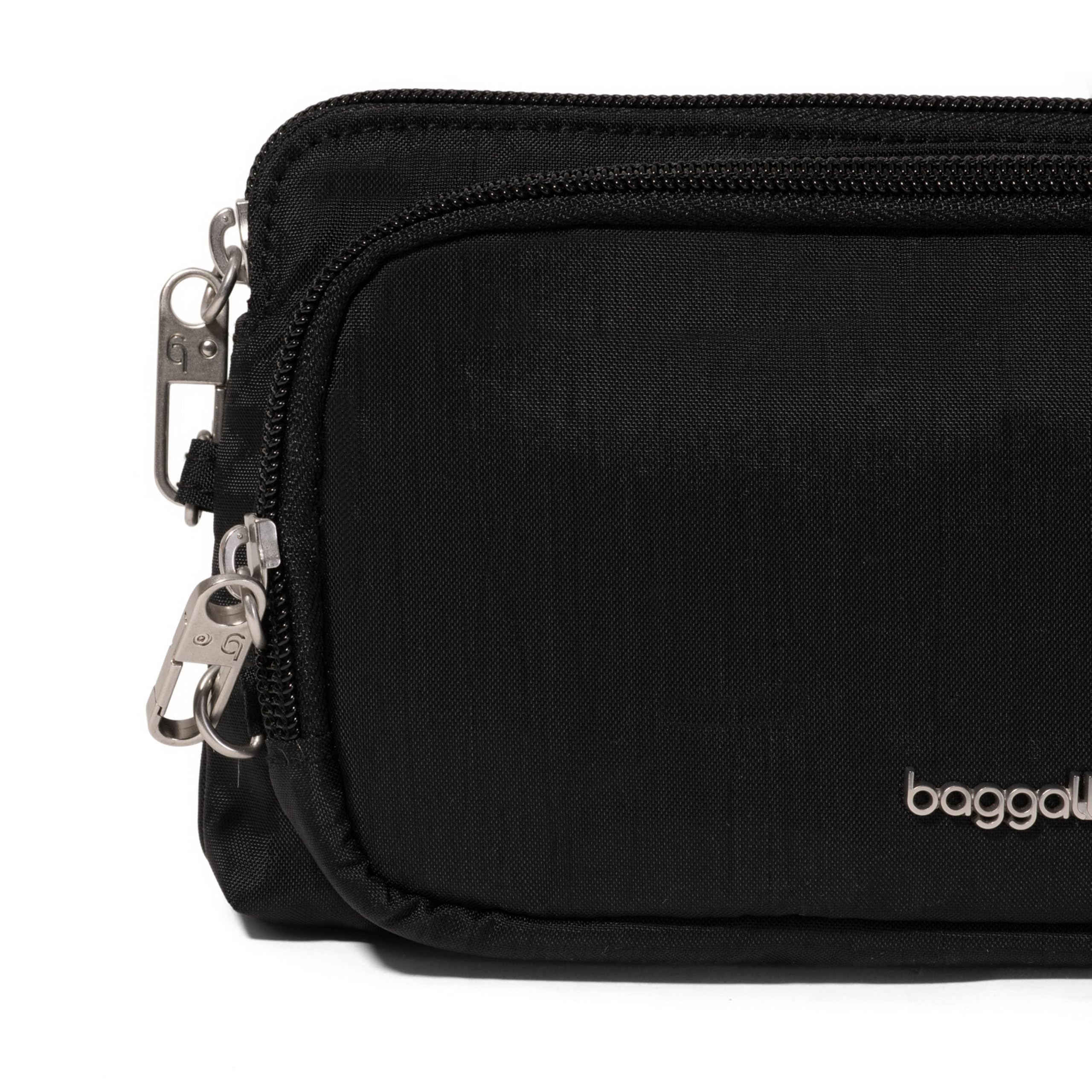 Securtex Anti-Theft Mini Wallet Crossbody - Lightweight 8.4"x4.5" Travel Safe Bag w/Locking Zippers, Slash-Resistant, RFID - Image 8