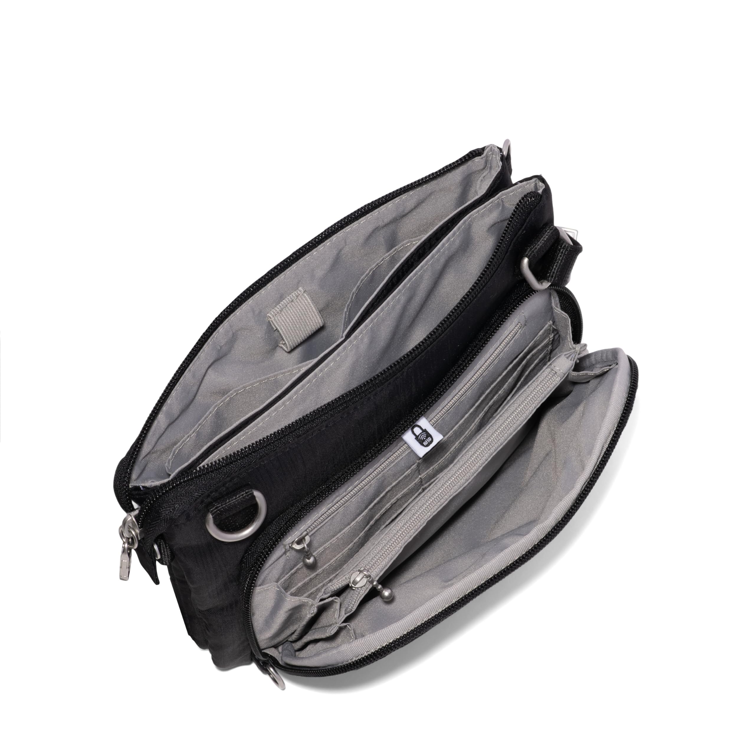 Securtex Anti-Theft Stash Crossbody - 9.25"x 6.25" Travel Safe Bag w/Locking Zippers - Image 9