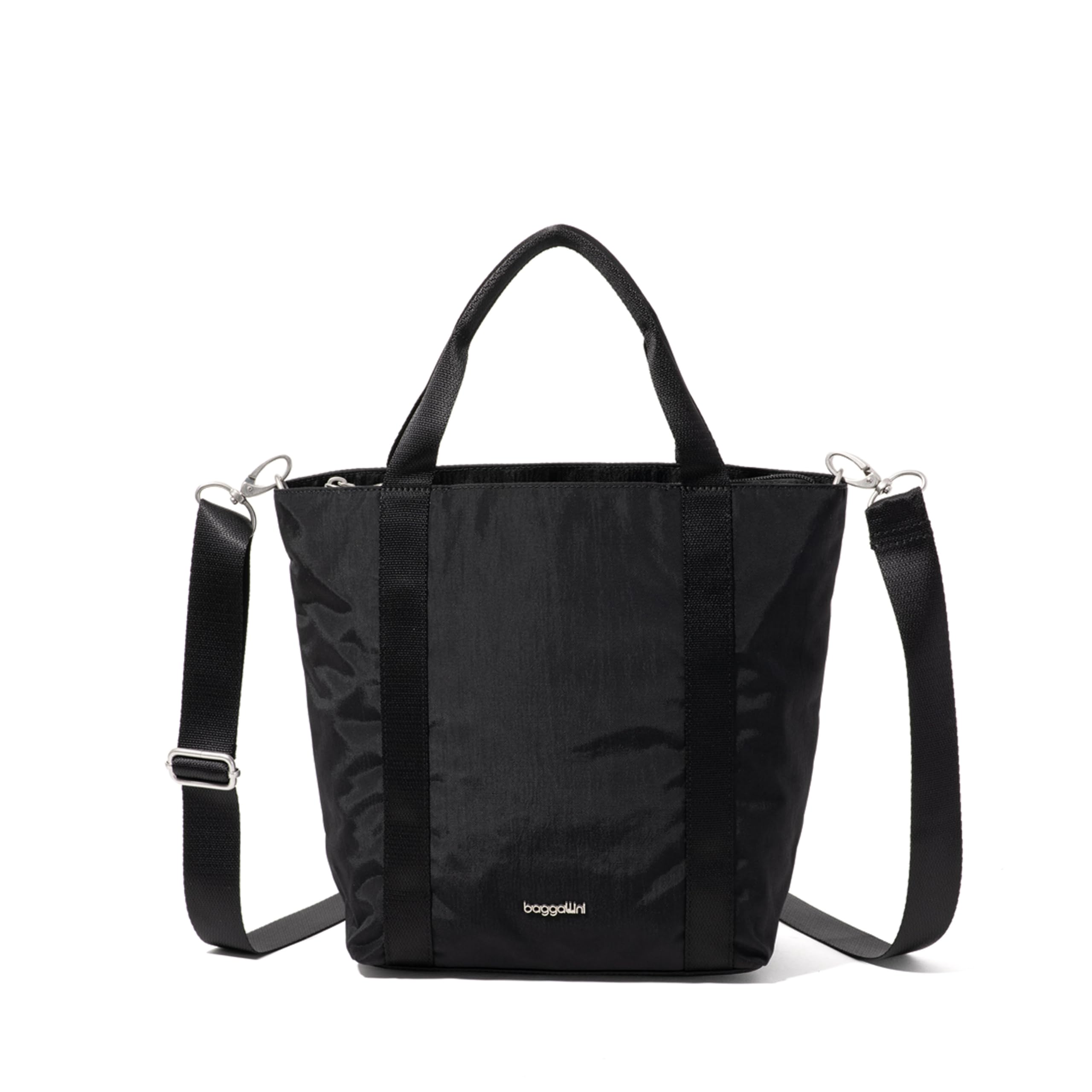Via Crossbody Tote - Lightweight 12"x10.25"x5" Travel Crossbody Purse with RFID Card Slots and Adjustable Strap