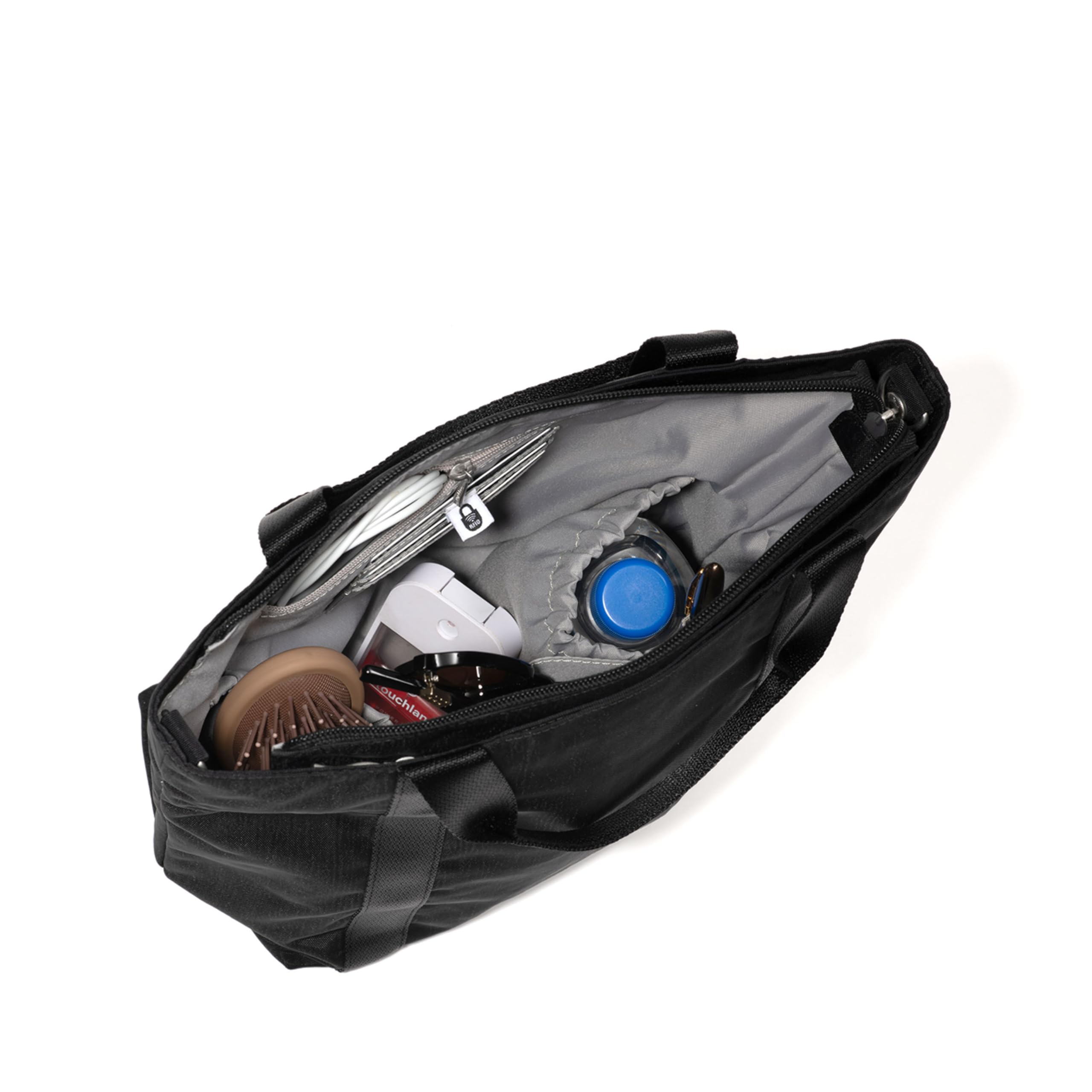 Via Crossbody Tote - Lightweight 12"x10.25"x5" Travel Crossbody Purse with RFID Card Slots and Adjustable Strap - Image 10